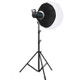 PULUZ 100W 5600K Studio Video Light + 2.8m Light Holder + 65cm Foldable Lantern Softbox Photography Kit(US Plug)