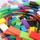 100 PCS / Set Building Blocks Children Adult Competition Puzzle Science Early Education Wooden Toys(Multicolor)