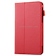 For Galaxy Tab A 7.0 / T280 Litchi Texture Magnetic Horizontal Flip Leather Case with Holder(Red)