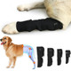 DogLemi PD60041 Dog Hock Brace Pet Supportive Rear Dog Compression Leg Joint Wrap Protects Wounds and Injury, Size:M