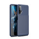 For Huawei Nova 5T Carbon Fiber Texture Shockproof TPU Case for(Blue)