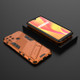 For OPPO Realme C15 Punk Armor 2 in 1 PC + TPU Shockproof Case with Invisible Holder(Orange)