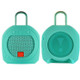 Silicone Bluetooth Speaker Protective Cover Anti-Fall Storage Cover for JBL Clip 3(Turquoise)
