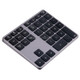MC Saite MC-308BT 35 Keys Bluetooth Numeric Keyboard for Windows / iOS / Android(Grey)