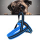 Pet Dogs A7 Reflective Polyester Chest Harness Lead Leash Traction Big Dogs Safety Chain Rope Collar, Size: L, 2.5*68*84cm (Blue)