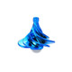 Air Aerodynamic Wind Gyroscope Blown Spin Silent Stress Relief Toys WinSpin Wind Fidget Spinner(Blue)