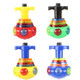 3 PCS Colorful UFO Luminous Music Top Gyros Toy, Random Color Delivery