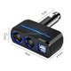 SHUNWEI SD-1918 80W 3.1A Car 2 in 1 Dual USB Charger (Black)