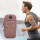 Universal 6.2 inch or Under Phone Zipper Double Bag Multi-functional Sport Arm Case with Earphone Hole, For iPhone, Samsung, Sony, Huawei, Meizu, Lenovo, ASUS, Oneplus, Xiaomi, Cubot, Ulefone, Letv, DOOGEE, Vkworld, and other Smartphones (Purple)