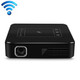 D13 854 x 480 Android 7.1.2 Mini Pocket Projector 4K DLP Smart Handheld LED WIFI Home Theater Projector, Support USB / TF / HDMI