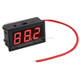 V27A 2 Wires AC 60-500V Red Display LED Digital Display Voltmeter