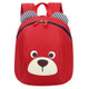 Children Anti-lost Backpack Toddler Cartoon School Bag(Red)