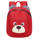 Children Anti-lost Backpack Toddler Cartoon School Bag(Red)