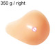 AS5 Spiral Shape Postoperative Rehabilitation Fake Breasts Silicone Breast Pad Nipple Cover 350g/Right