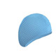 2 PCS Silicone Waterproof Swimming Caps Protect Ears Long Hair Sports Swimming Cap for Adults(Light Blue)