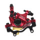 ZOOM HB100 Mountain Bike Hydraulic Brake Caliper Folding Bike Cable Pull Hydraulic Disc Brake Caliper, Style:Rear(Red)