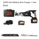 NANWEI Lithium Battery Reciprocating Metal Saw Household Portable Logging Saw, CN Plug, 258TV One Battery One Charger + Saw Blade