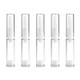 5 PCS Clear Empty Travel Portable Refillable Plastic Airless Vacuum Pump Bottle Containers, 10ml