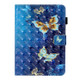 For 10 inch Universal Tablet PC 3D Pattern Horizontal Flip Leather Case with Card Slots & Holder (Rankine Butterfly)