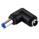 DC 5521 Male  to DC  5521 Female Connector Power Adapter for Laptop Notebook, 90 Degree Right Angle Elbow