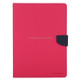 For iPad Pro 12.9 2020 GOOSPERY FANCY DIARY Cross Texture Leather Case with Holder & Card slots & Wallet (Rose Red)