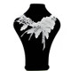 Lace Flower Embroidered Collar Fake Collar Clothing Accessories, Size: 31 x 30cm, Color:White