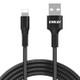 ENKAY ENK-CB202 Nylon Weaving USB to 8 Pin Data Transfer Charging Cable(Silver)