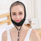 Sleep Face-Lifting Belt Beauty Inflatable Face-Lifting Bandage Remove Nasolabial Pattern Thin Face, Specification: Free Size(089 Black)