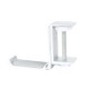 Headphone Bracket Internet Cafe Monitor Earphone Hanger Desktop Earphone Display Stand, Colour: Lock Clip Type (Silver)