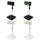 Telescopic Adjustment Live Frame Desktop Tablet Mobile Phone Bracket, Specification: K05 Flat Plate  (White Green)