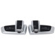 2 PCS Intelligent Induction HD Projection Car Door Welcome Lamp Display Logo for Land Rover(Silver)