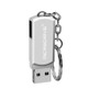 MicroDrive 8GB USB 2.0 Creative Personality Metal U Disk with Keychain (Silver)