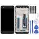 LCD Screen and Digitizer Full Assembly With Frame for Vodafone Smart V8 / VFD710 (Black)