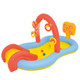 Home Large Cartoon Animal Drama Pool Water Spray Inflatable Swimming Pool Slide Pool( Slide Spray Water)