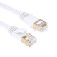 1m Gold Plated Head CAT7 High Speed 10Gbps Ultra-thin Flat Ethernet Network LAN Cable