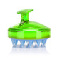 Silicone Head Scalp Massage Brush Hair Washing Scalp Cleanse Comb (Translucent Green)