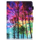 Painted Pattern TPU Horizontal Flip Leather Protective Case For Universal 10 inch(Forest)