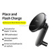 Baseus WXJN-01 Big Energy Car Mount Wireless Charger（For Dashboards and Air Outlets）(Cyan Black)