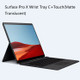 Notebook Shell Film For Surface Pro X (Wrist Tray C+Touch Matte Translucent)