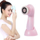 1.2W USB Charging Electronic Cleaning Face Beauty Instrument Pores Nose Blackhead Facial Cleansing Brush(Pink)