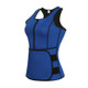 Neoprene Corset Yoga Vest Sweat Suit Postpartum Belly Belt, Size:XXXL(Blue)