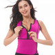 Neoprene Corset Yoga Vest Sweat Suit Postpartum Belly Belt, Size:XL(Rose Red)