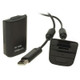 4800mAh Rechargeable Battery Pack & Chargeable Cable for XBOX 360(Black)