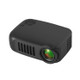 A2000 1080P Mini Portable Smart Projector Children Projector, EU Plug(Black)