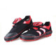 Children Soccer Shoes Antiskid Wear-Resistant Nylon Fastener Football Training Shoes, Size: 34/220(Black+Red)