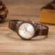 UWOOD UW-1003 Wooden Watch Round Dial Quartz Watch For Ladies(Walnut)