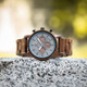 MUJUZE ME-1012 Men Multifunctional Wooden Watch(Walnut)