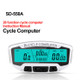 SUNDING SD-558A Bicycle Computer Wired Stopwatch Bicycle Speedometer Digital Odometer Rainproof LCD Backlight Stopwatch