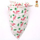 2 PCS Pet Dog Triangle Scarf Flamingo Tropical Wind Series Saliva Towel Scarf, Size:M(Flamingo on White)