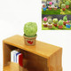 10 PCS Mini Cute Potted Artificial Plant Flower Miniature Doll House Decoration Accessories(Love Heart)